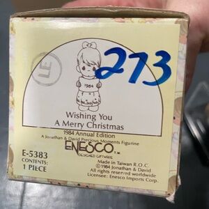 Precious Moments 1984 Annual Edition Figurine - Cream